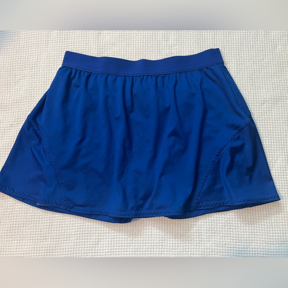 Royal blue Tail tennis skirt